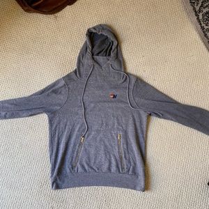 NINJA PULLOVER HOODIE - HEATHER GREY